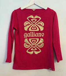 Maglia Galliano color ciliegia