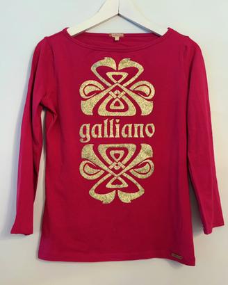 Maglia Galliano color ciliegia