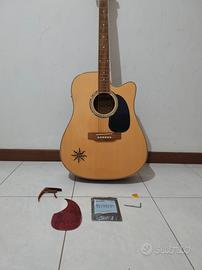 Harley Benton Elettro‑Acustica + Custodia + Access