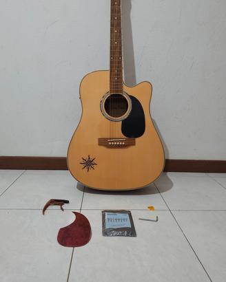 Harley Benton Elettro‑Acustica + Custodia + Access