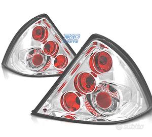FANALI PER FORD MONDEO MK3 00-07 FONDO CROMATO