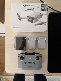 DJI Mini 3 Pro con RC, 2 batterie e filtri