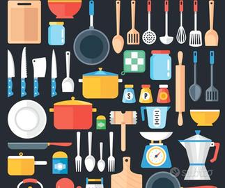stock usato oggetti da cucina