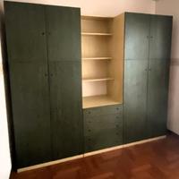 Armadio verde per cameretta/ufficio