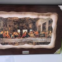 Quadro ultima cena Leonardo  Mida Argento