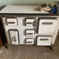 Stufa zoppas piano in ghisa anni 40