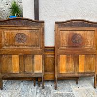 letto matrimoniale primi del 900
