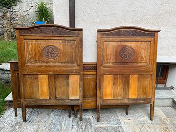 letto matrimoniale primi del 900