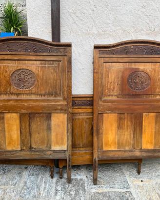 letto matrimoniale primi del 900