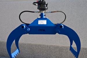 Pinza Legna 80cm con Rotatore Idraulico 10qli