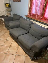 Divano piu poltrona ektorp ikea