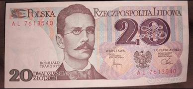 Polonia-20 zloty(01/06/1982)