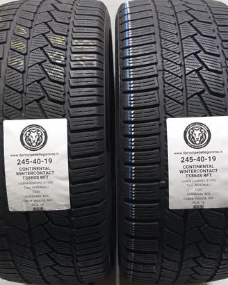 2 GOMME 245 40 19 CONTINENTAL A61086