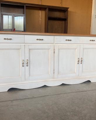 Credenza in legno nuova bianca