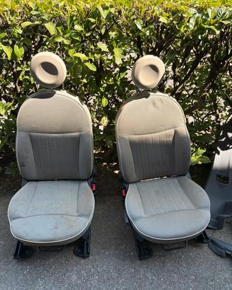 Sedili completi Fiat 500 e Copriportiera post.
