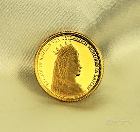 Medaglia in oro Austriaca " Sissi "