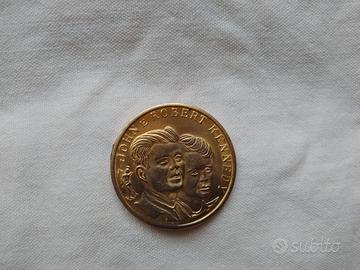 Medaglia John F. e Robert Kennedy anni 60-70