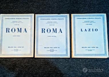 3 volumi "Attraverso l'Italia" 1941-1943