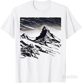 T-shirt Monte Matterhorn cervino tg L