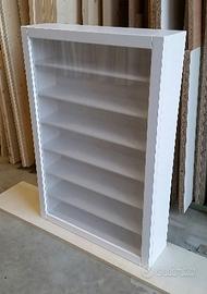 Bacheca in legno di abete con anta in plexiglass