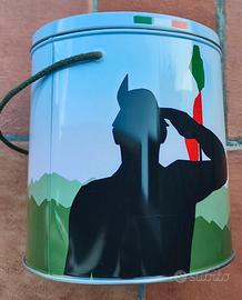 Alpini Scatola Latta Pubblicita Collezione  Anno 2