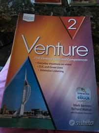 Libro inglese Venture 2 e Venture 1