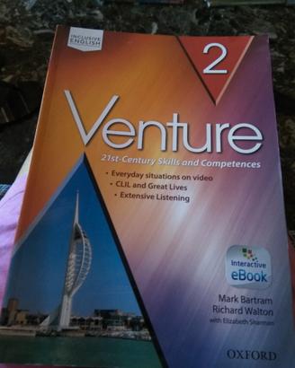 Libro inglese Venture 2 e Venture 1