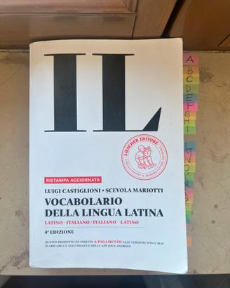 IL vocabolario Luigi Castiglioni 4ª edizione