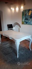 Elegante Tavolo Shabby Chic Bianco