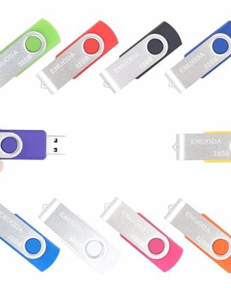 8 Pendrive USB 32 gb