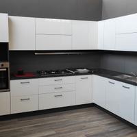 Cucina nuova laminato bianco lucido - componibile