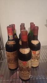 Bottiglie di vino dal 1960 al 70