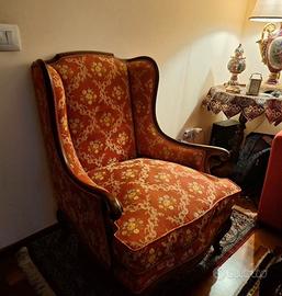 2x - Poltrone Stile Francese Fine 1800