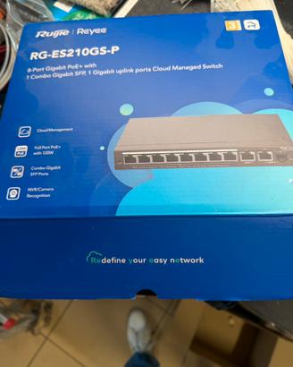 Switch PoE Gigabit Ruijie Reyee RG-ES210GS-P
