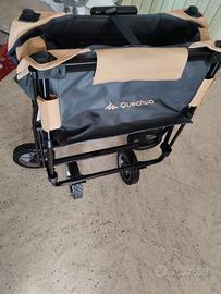 Carrello pieghevole da campeggio con ruote