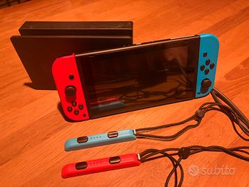 Nintendo switch V2 mariko con accessori