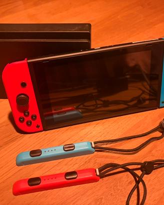 Nintendo switch V2 mariko con accessori