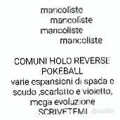 POKÉMON MANCOLISTE SI VARIE ESPANSIONI 