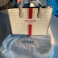 Guess SILVANA - Shopping bag - stone logo