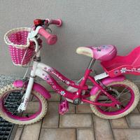 Bici bambina ruote 14 adatta 4-6 anni rosa