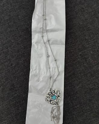 Collana catena con cuore
