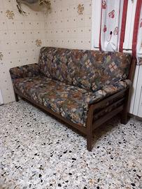 DIVANO 3 POSTI  in legno