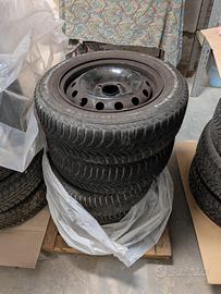 Kit Ruote 14 4x108 Citroen Peugeot + Cric e Scorta