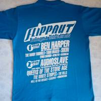 FLIPPAUT Made in Bologna 2003 T-SHIRT BLU  