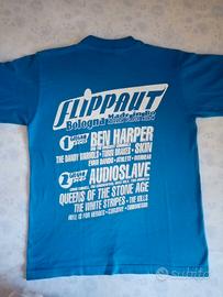 FLIPPAUT Made in Bologna 2003 T-SHIRT BLU  