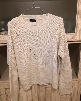 Maglia panna Stradivarius tg M