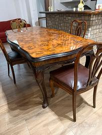 Set tavolo e 4 sedie