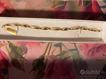 Bracciale oro 18kt cm 21 nuovo  con cartellino