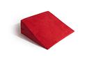 pouf-triangolare-libera-medium-microfibra-rossa