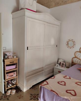 Armadio scorrevole shabby